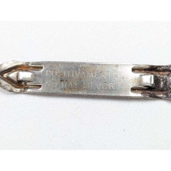 1950s original Cerveza MEXICALI Beer bottle and can opener, vintage metal bottle - Picture 5 of 10
